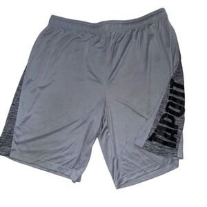 Tapout Men's 4XL Gray Athletic Sweat Shorts MMA Sportswear Casual